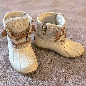 Toddler Sperry Duck Boots Size 8